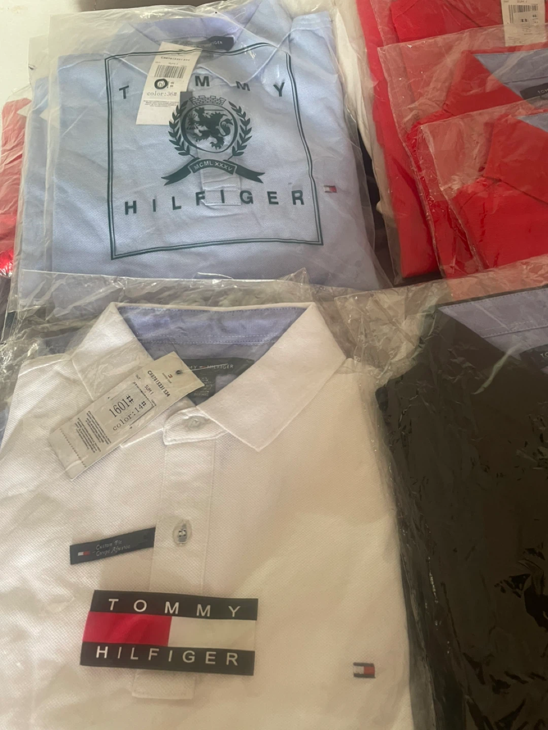 Tommy Hilfiger Polo Shirts - Red, Blue, White - photo 2