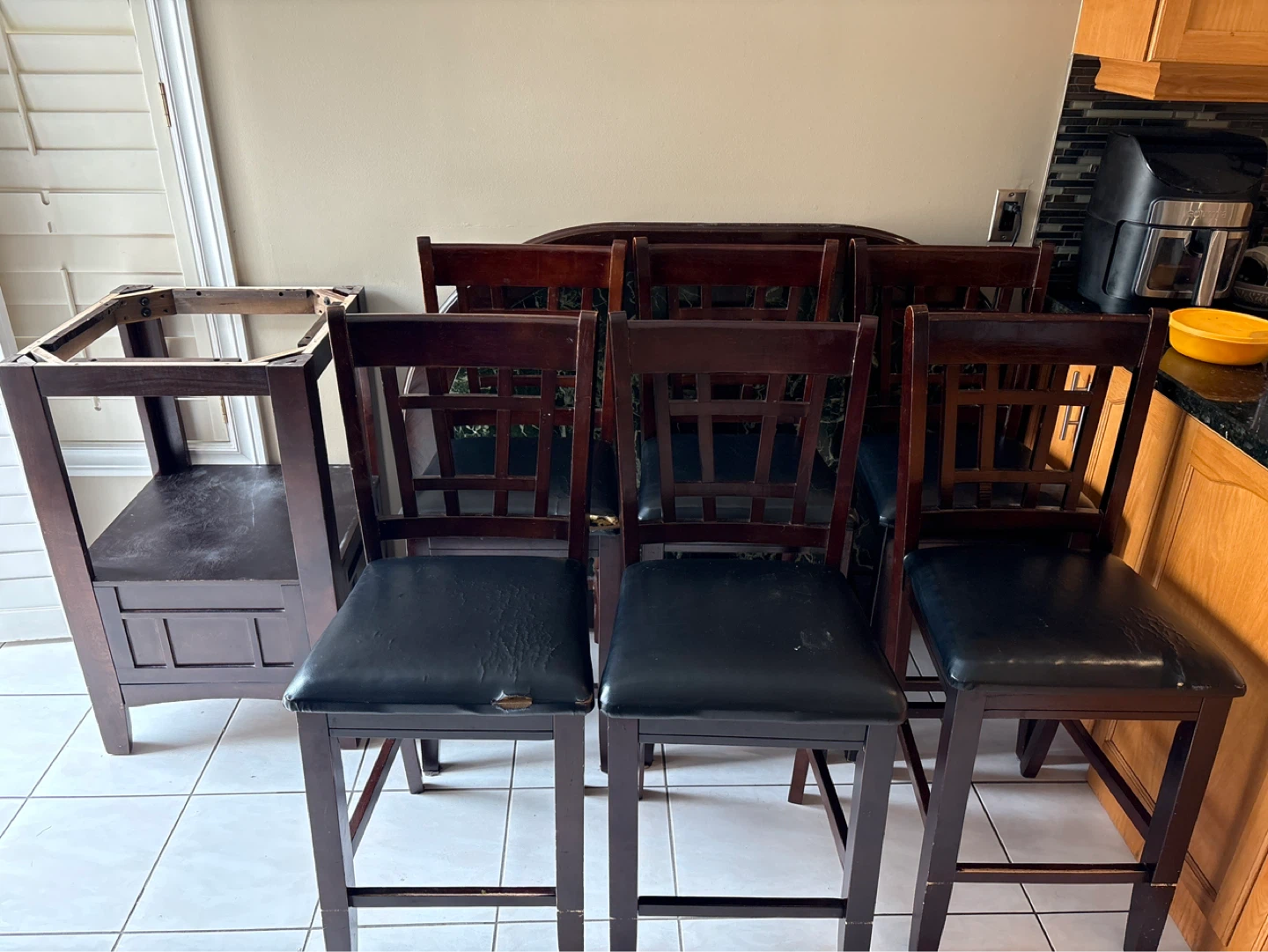 Dining Table Set with 6 Chairs - photo 5