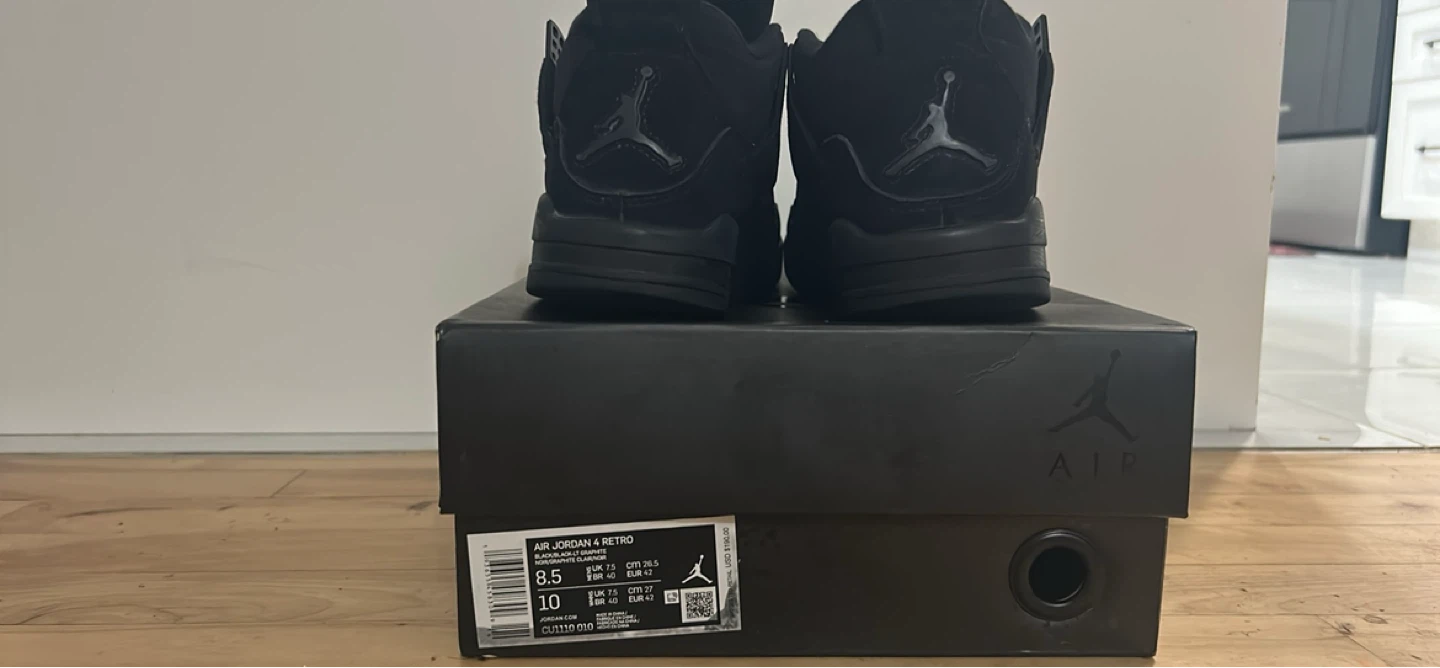 Air Jordan 4 Retro Noir - Taille 10 - photo 4