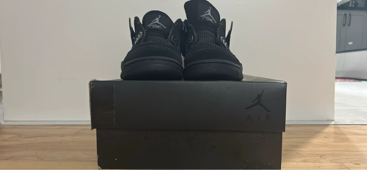 Air Jordan 4 Retro Noir - Taille 10 - photo 2