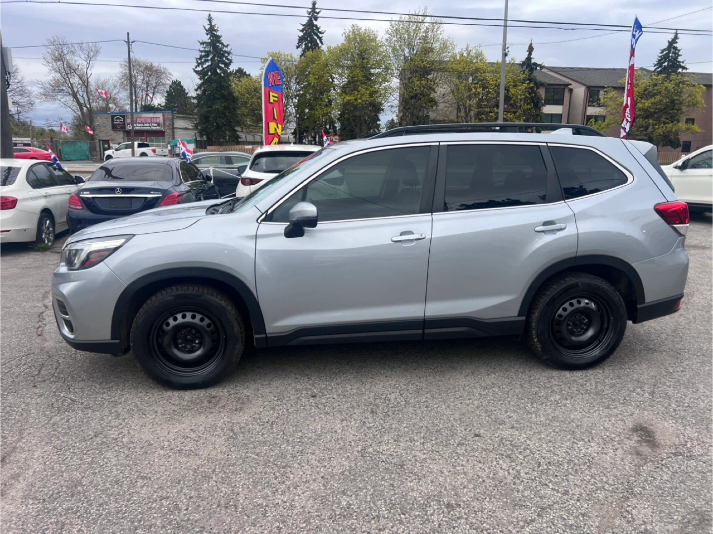 Silver Subaru Forester