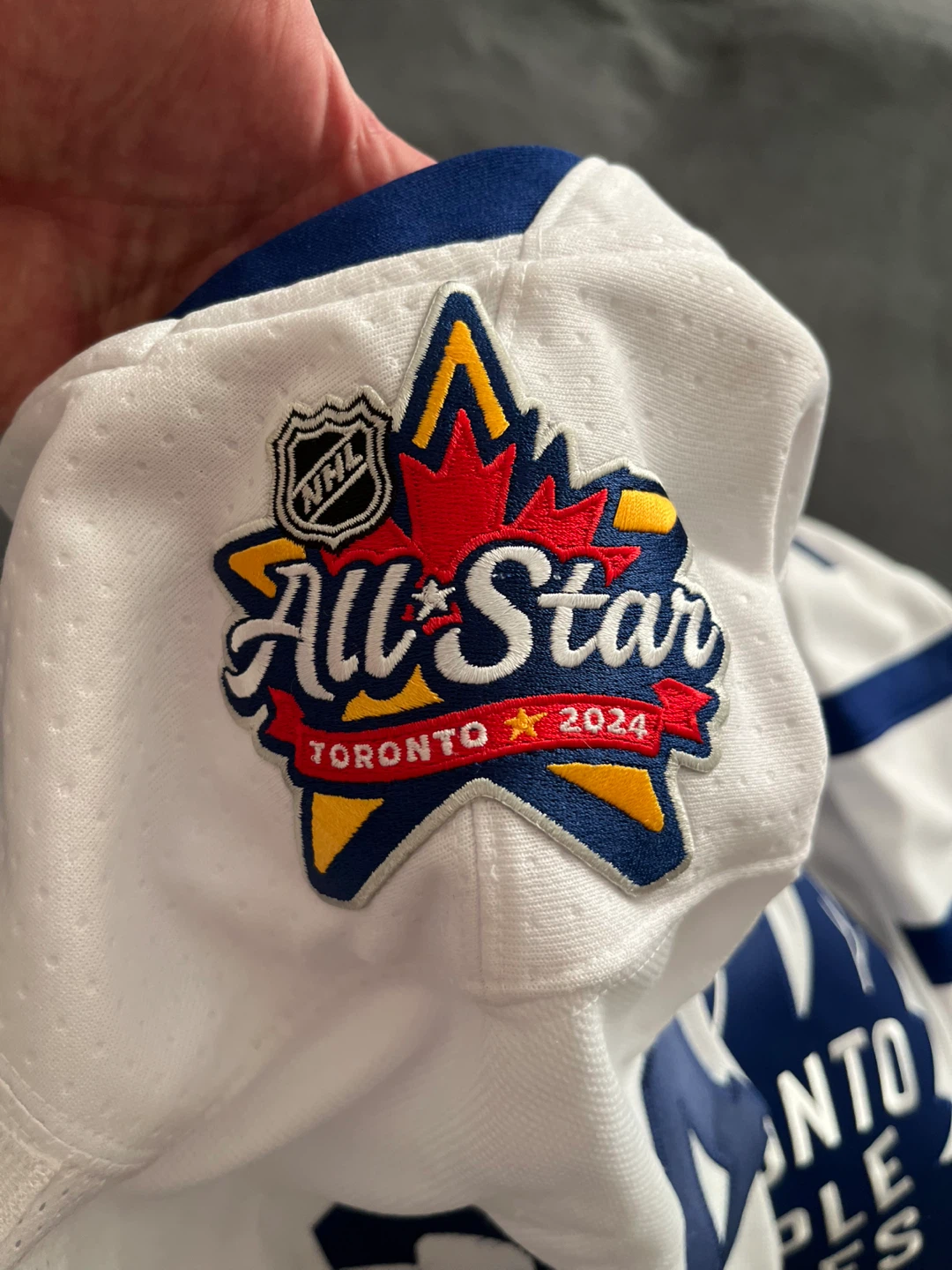 NHL Official Auston Matthews Toronto Maple Leafs Away Jesey