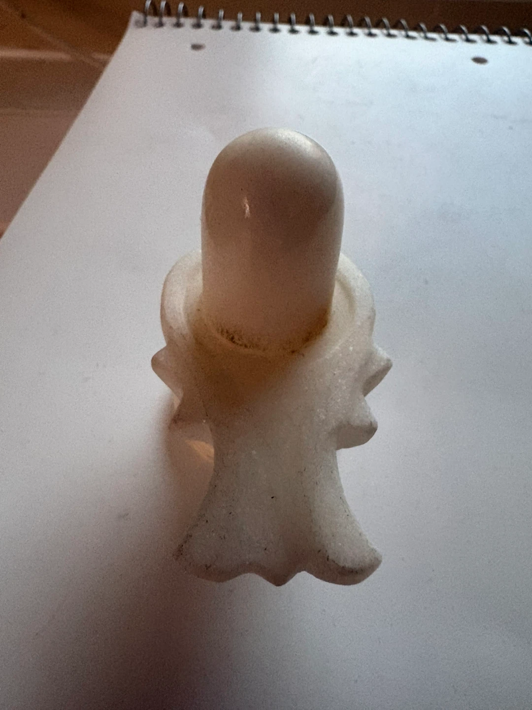 White Stone Shiva Lingam
