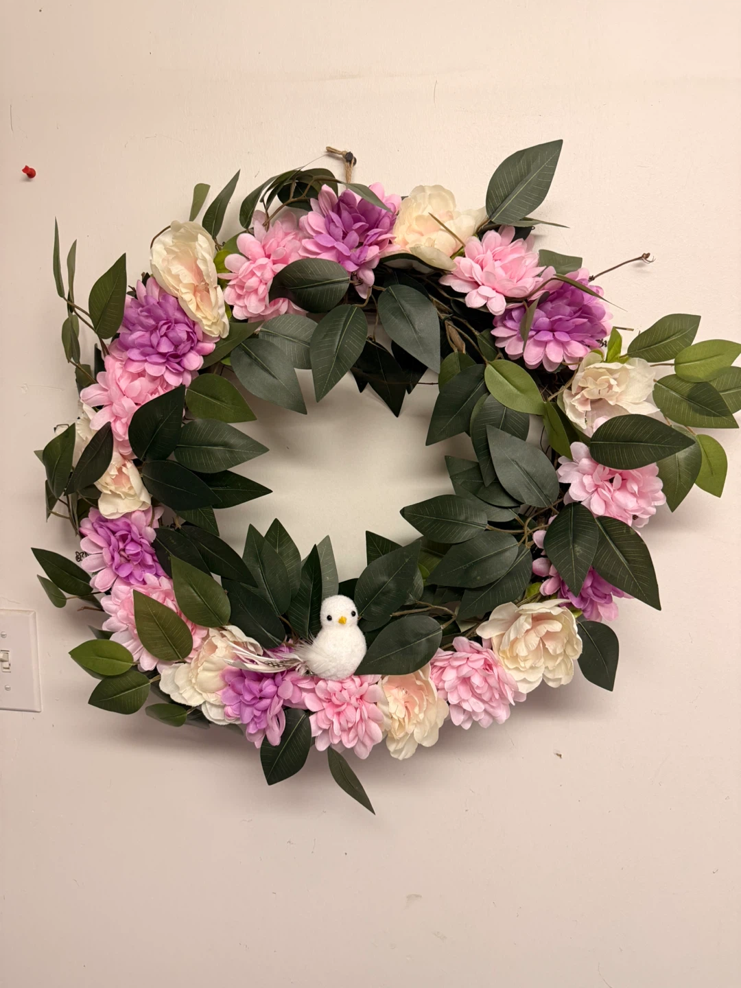 Floral Wreath with Bird - photo 2