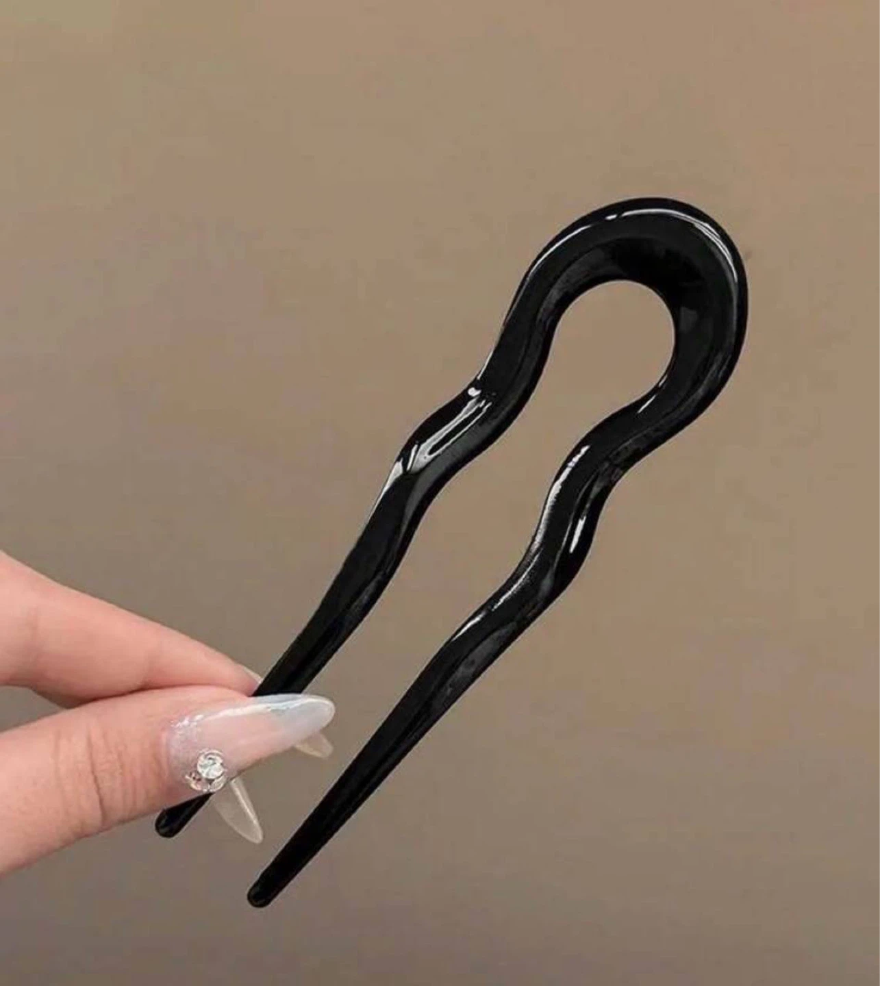 U-shaped hair stick bun pin — set of 4 - photo 4