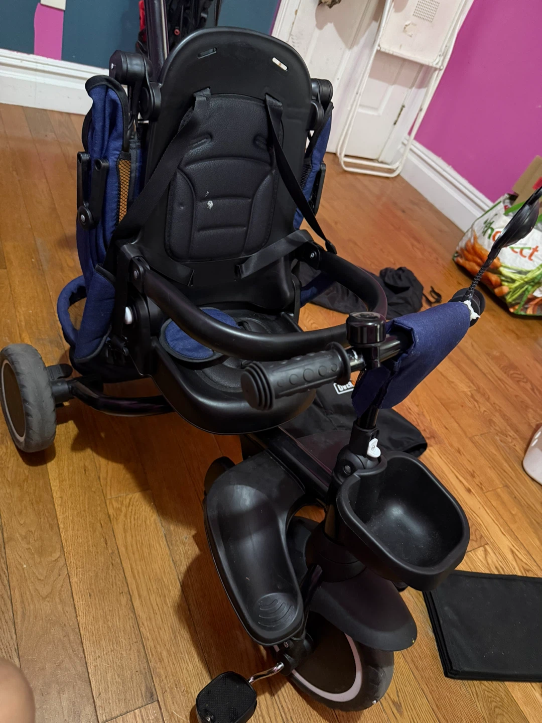Blue Toddler Tricycle with Canopy - photo 3