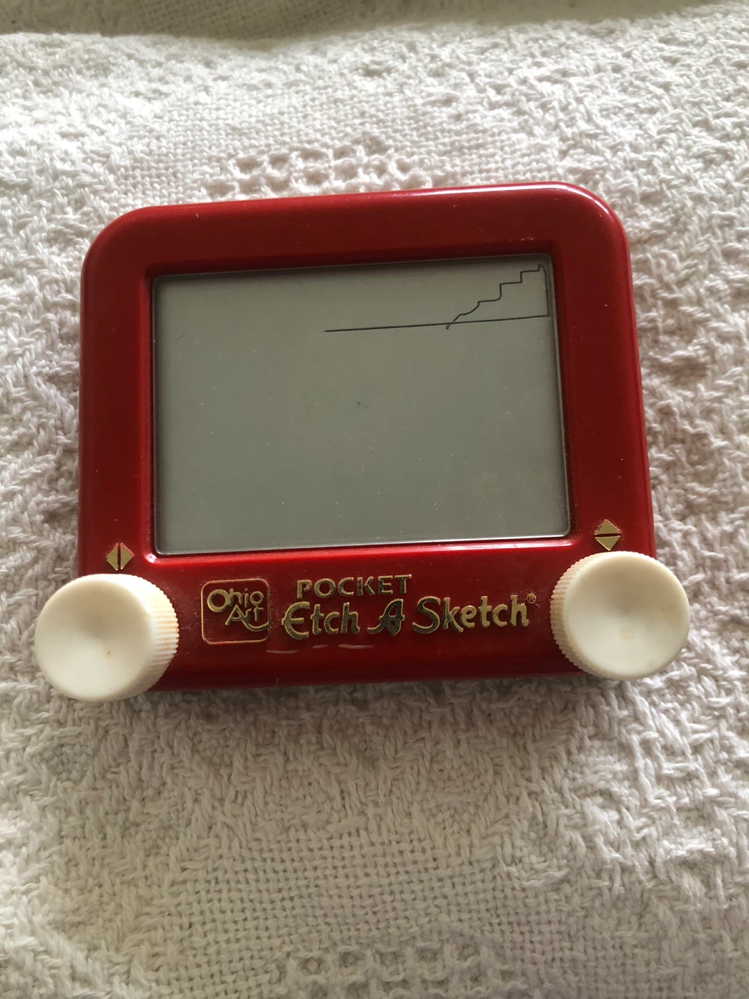 Red Pocket Etch A Sketch
