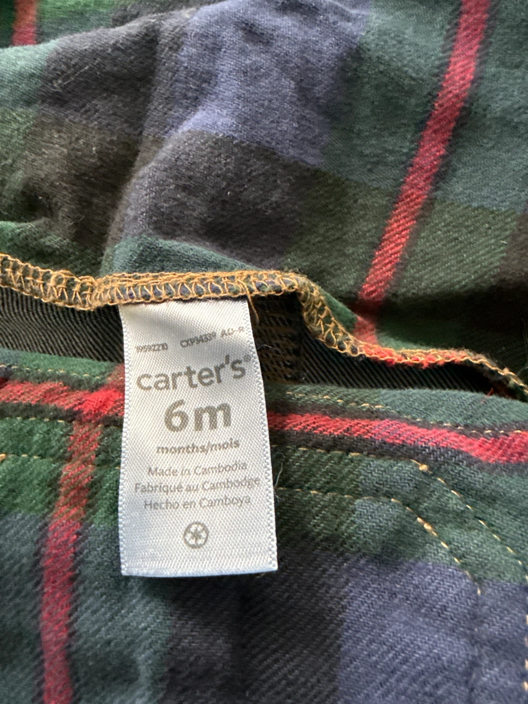 Carter's Denim Overalls - 6 Months - photo 2