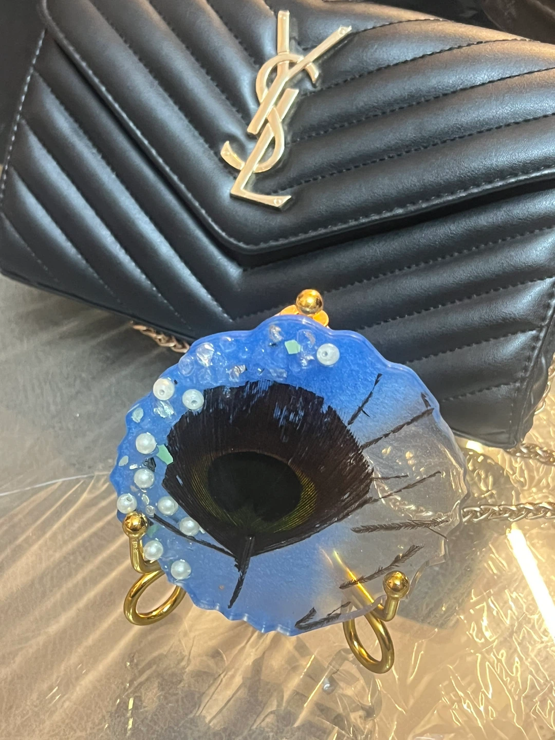 Handmade Resin Coasters with Floral and Feather Designs - photo 3