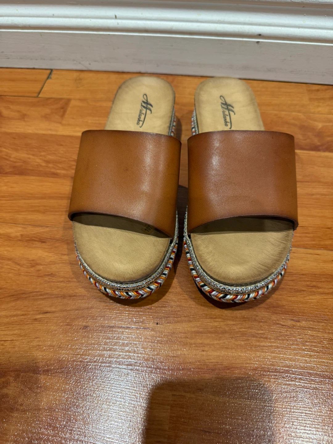 Women's Brown Wedge Sandals