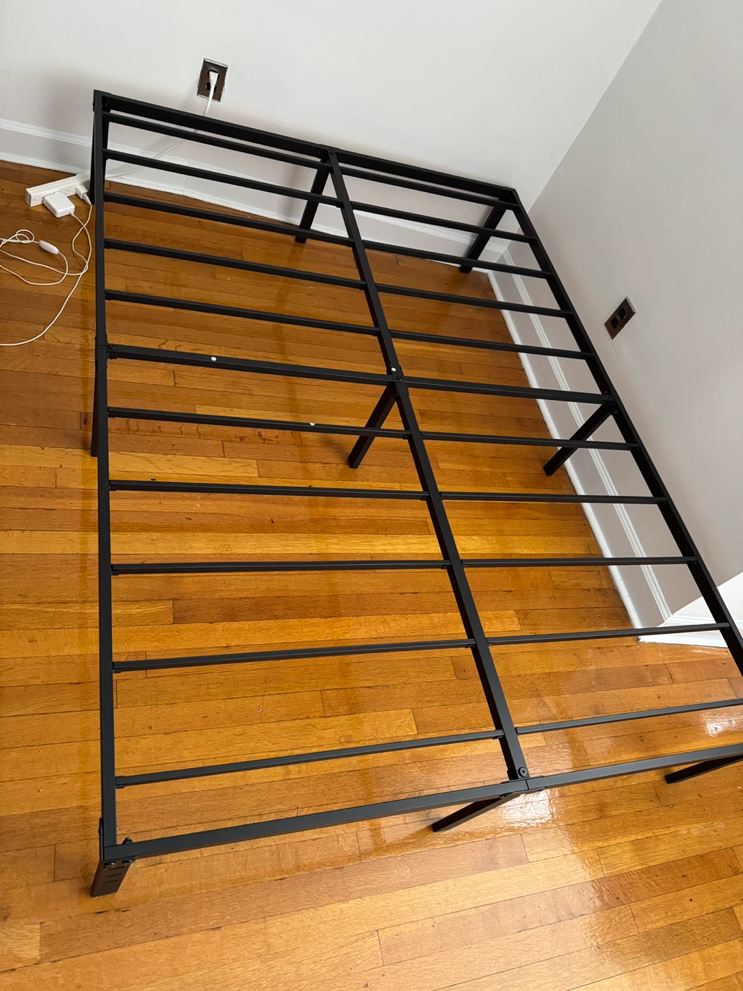 Metal Full Size Bed Frame Black 14 Inch