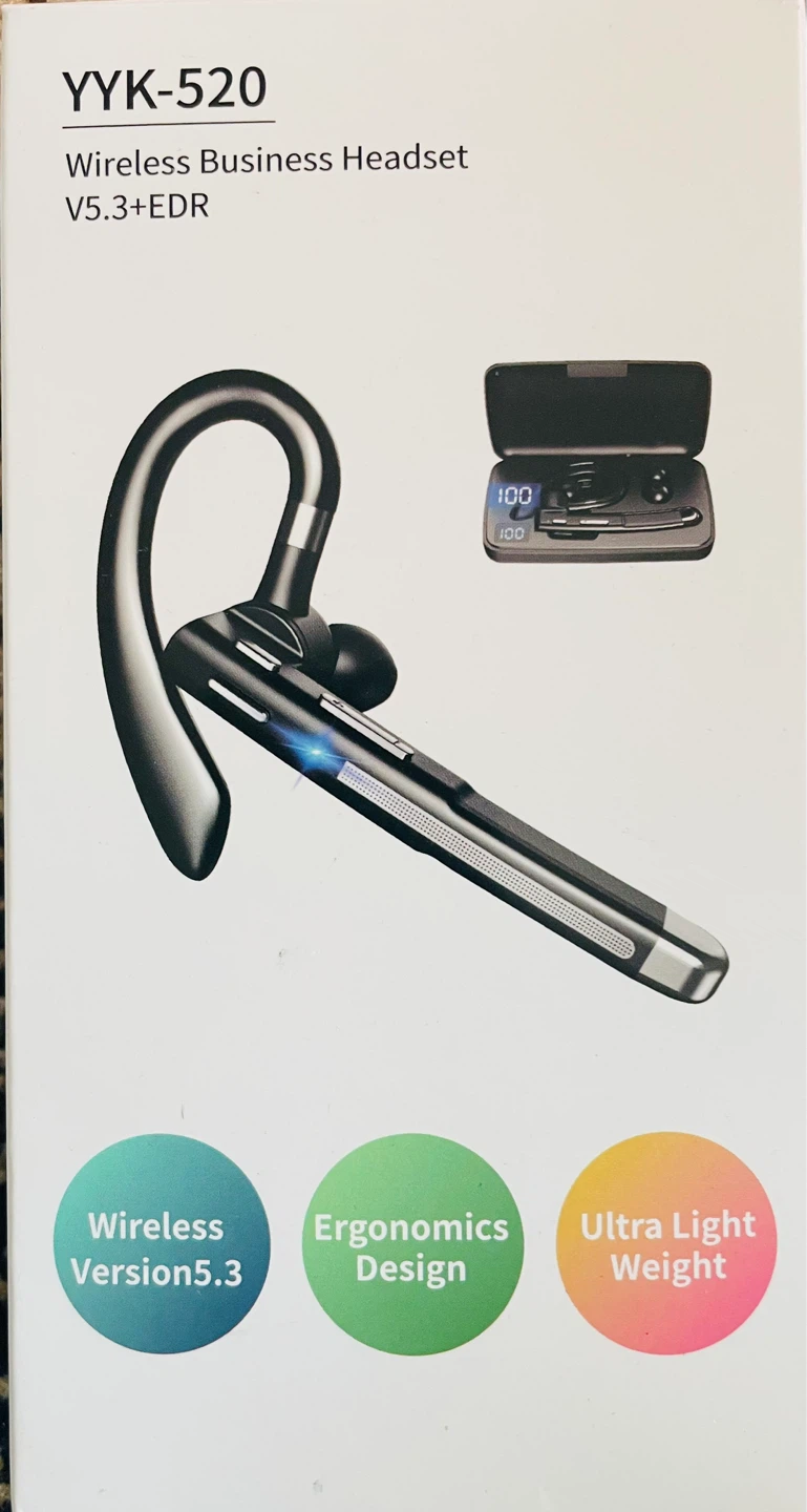 YYK-520 Wireless Business Headset V5.3+EDR