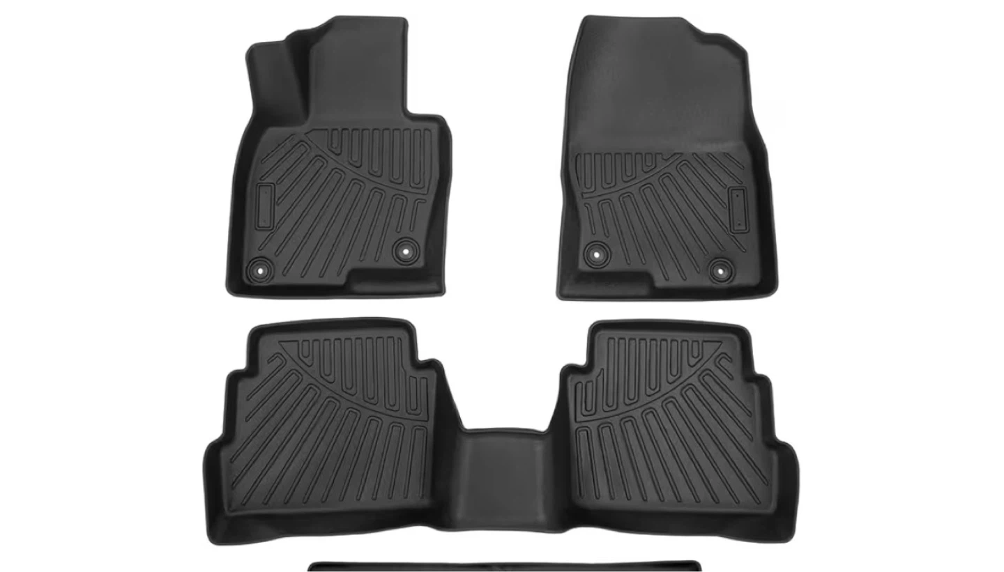 Black All-Weather Floor Mats Set for mazda cx5