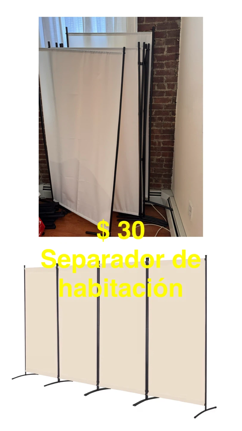 4-Panel Room Divider Screen