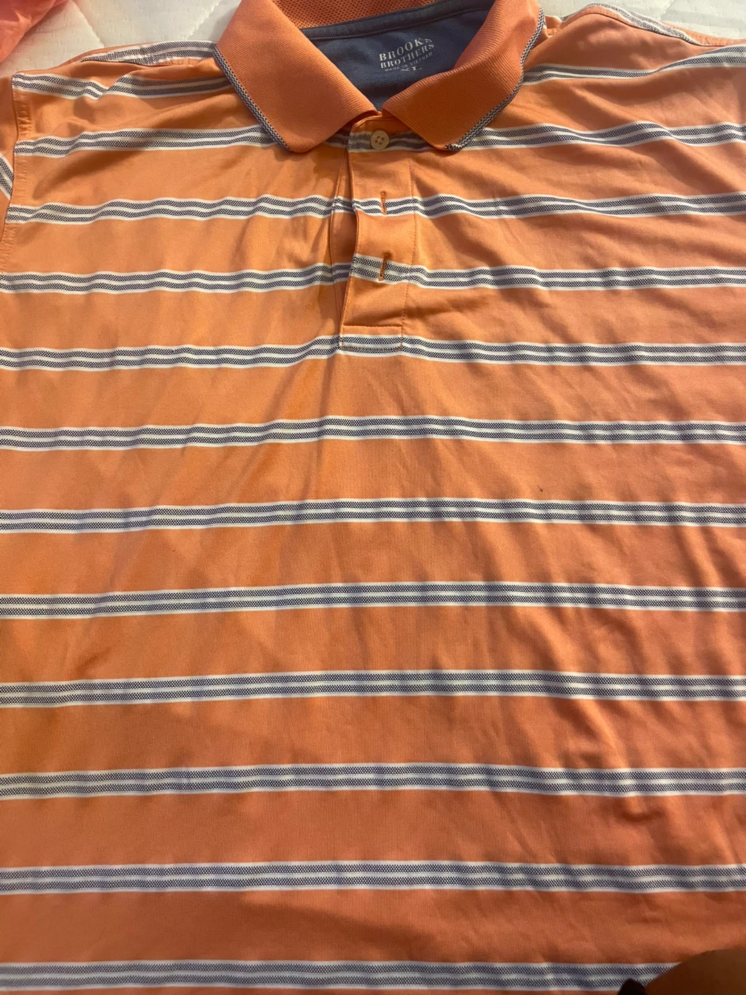 Brooks Brothers Striped Polo Shirt - XL