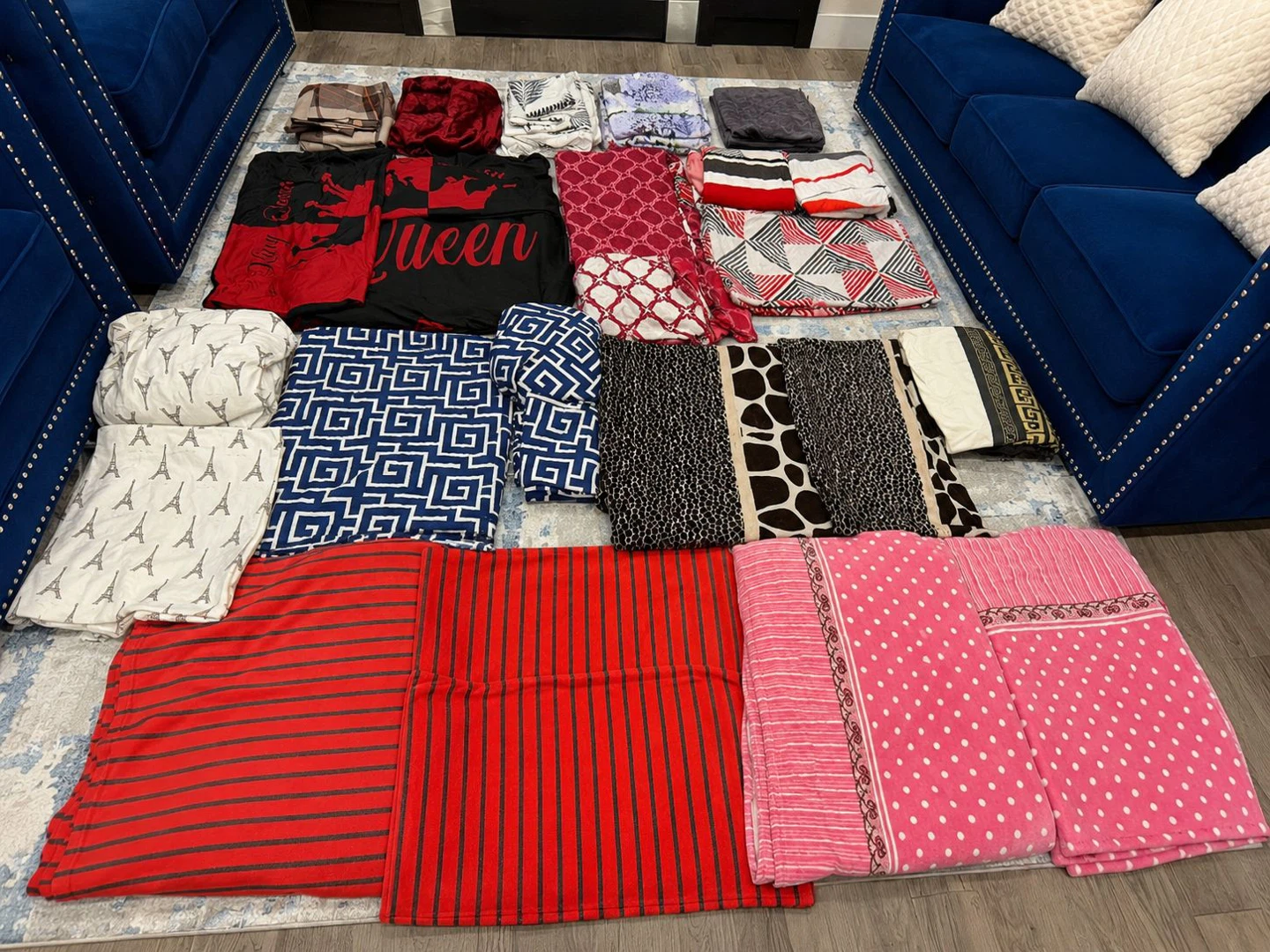 Assorted Queen  and king Size Bedding Set