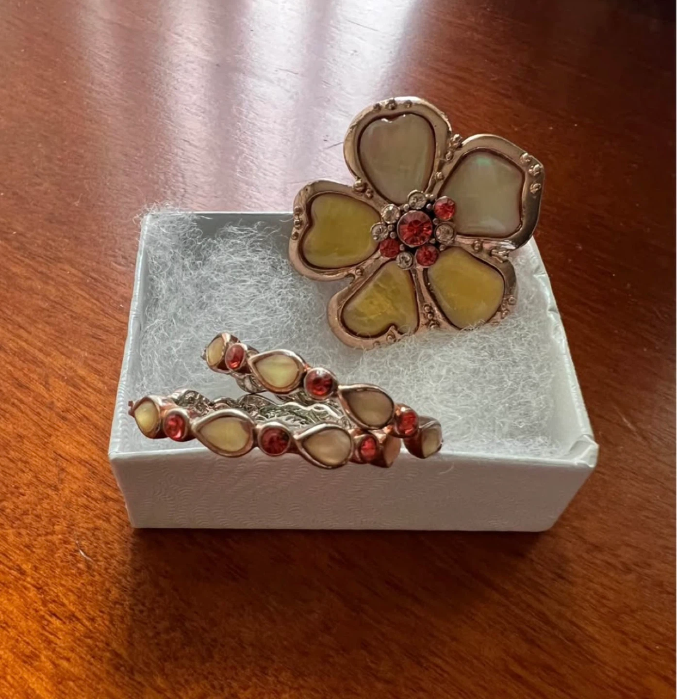 Vintage “1928” Brooch & Earring Set - photo 4