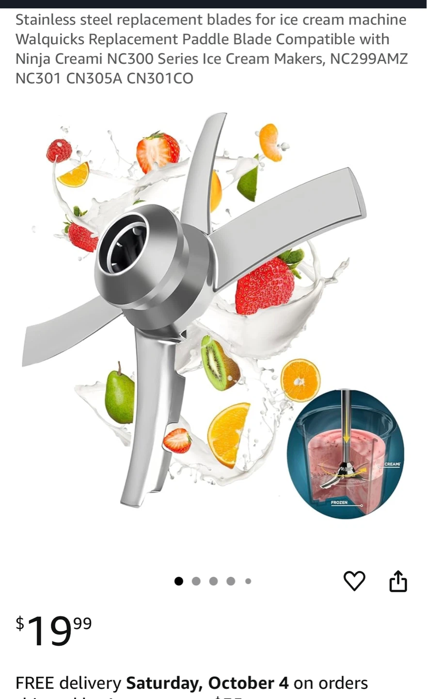 NEW Ninja NC301 CREAMi Ice Cream Maker - photo 2