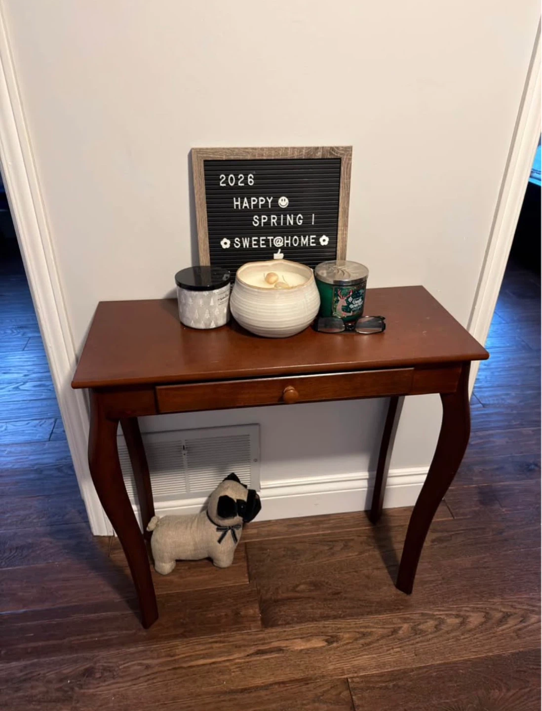 Wooden Console Table with Drawer