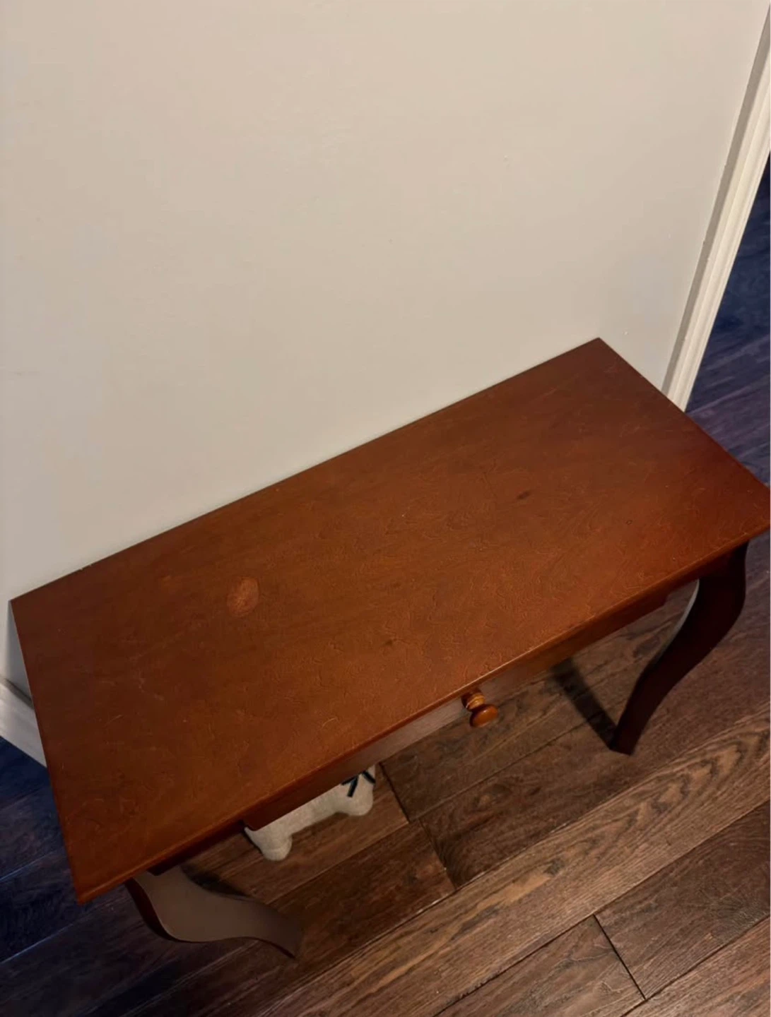 Wooden Console Table with Drawer - photo 2