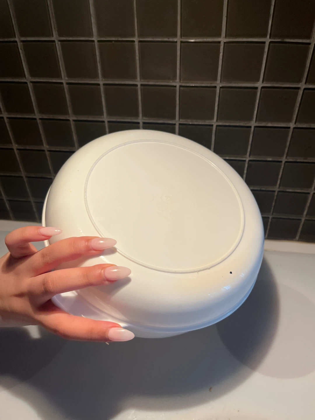 White Microwave Steamer Bowl with Lid - photo 3