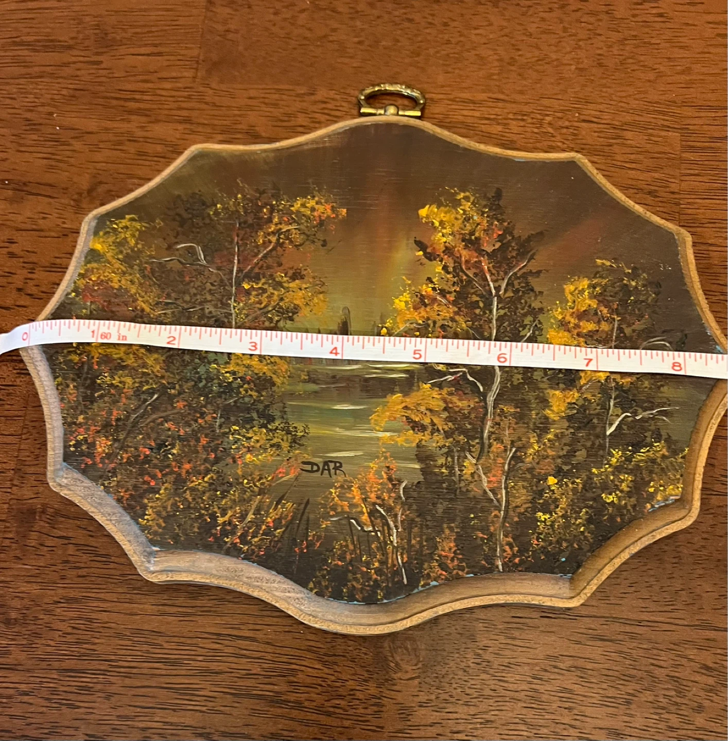 Vintage Hand Painted Plaque - photo 3