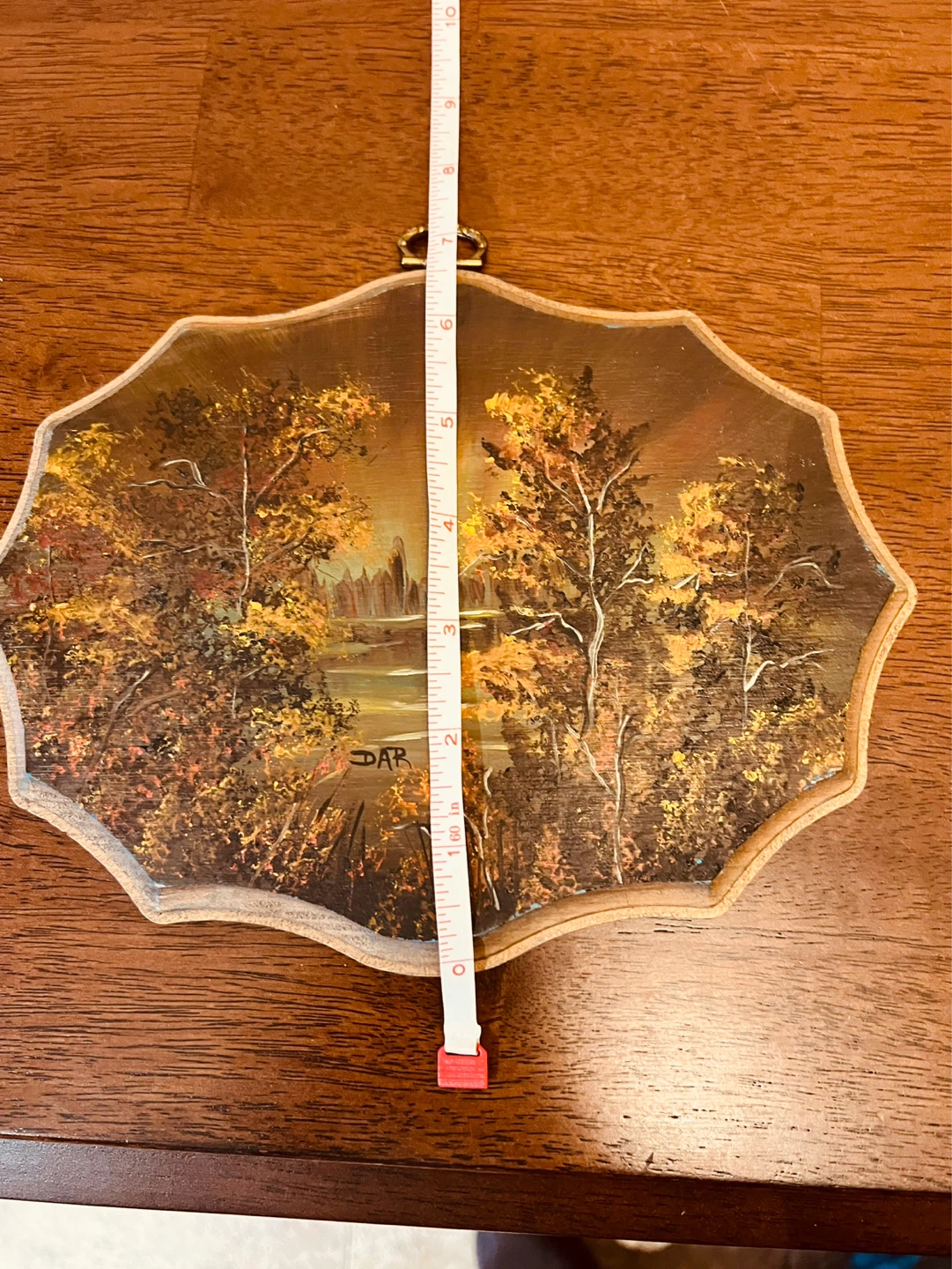 Vintage Hand Painted Plaque - photo 2