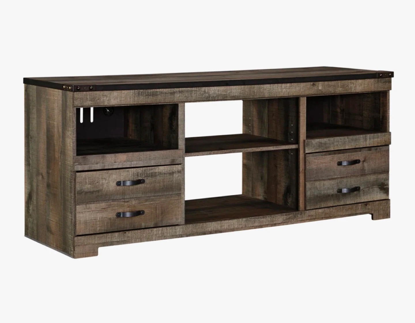 Ashley reclaimed wood entertainment unit