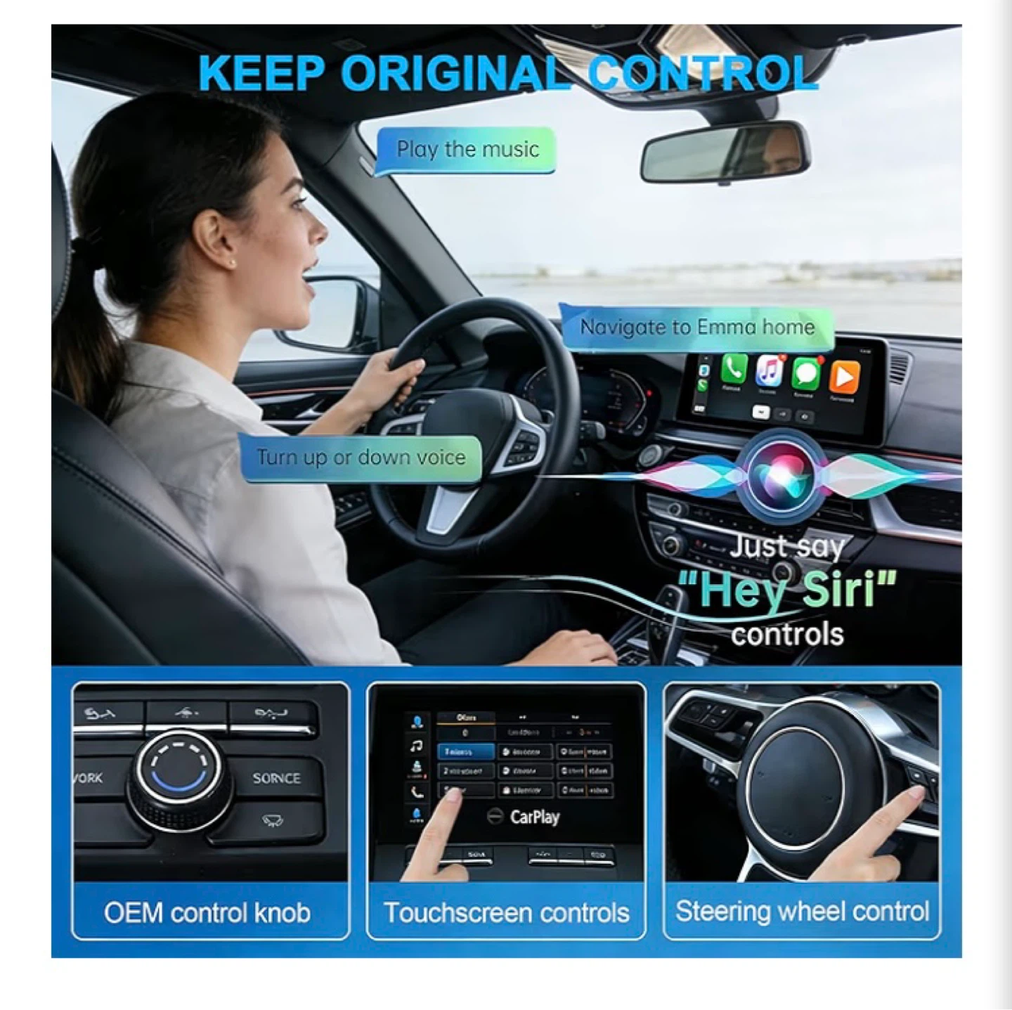 Wireless CarPlay Adapter for iPhone & Android - photo 3