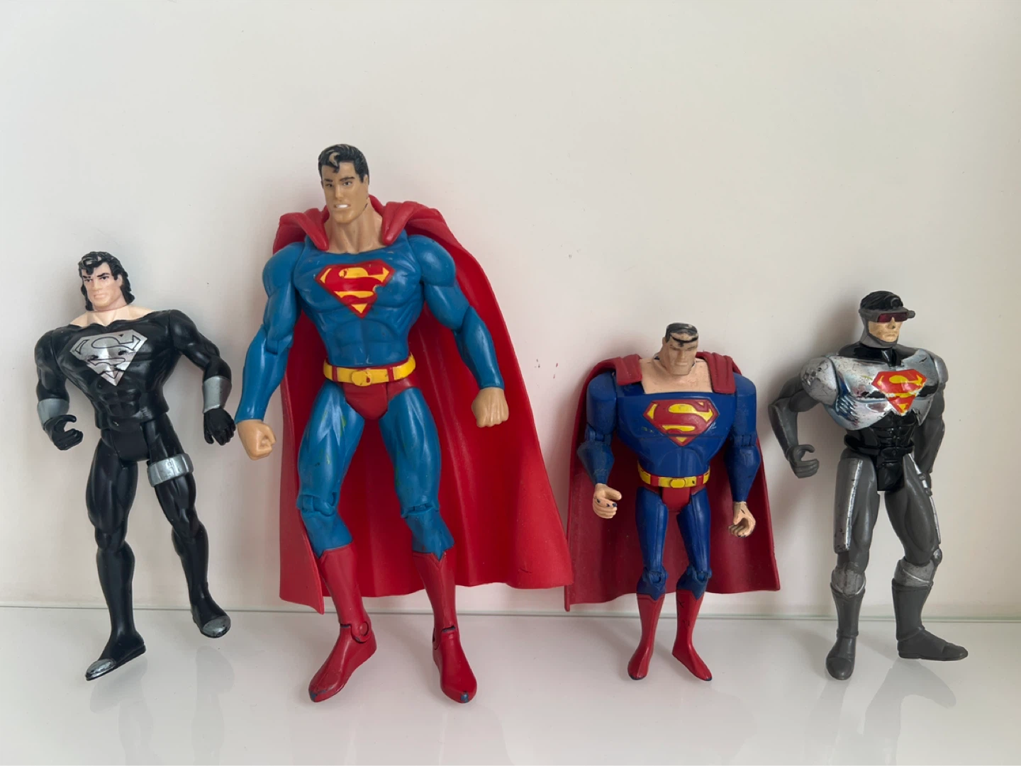 Superman Action Figures (Set of 4)
