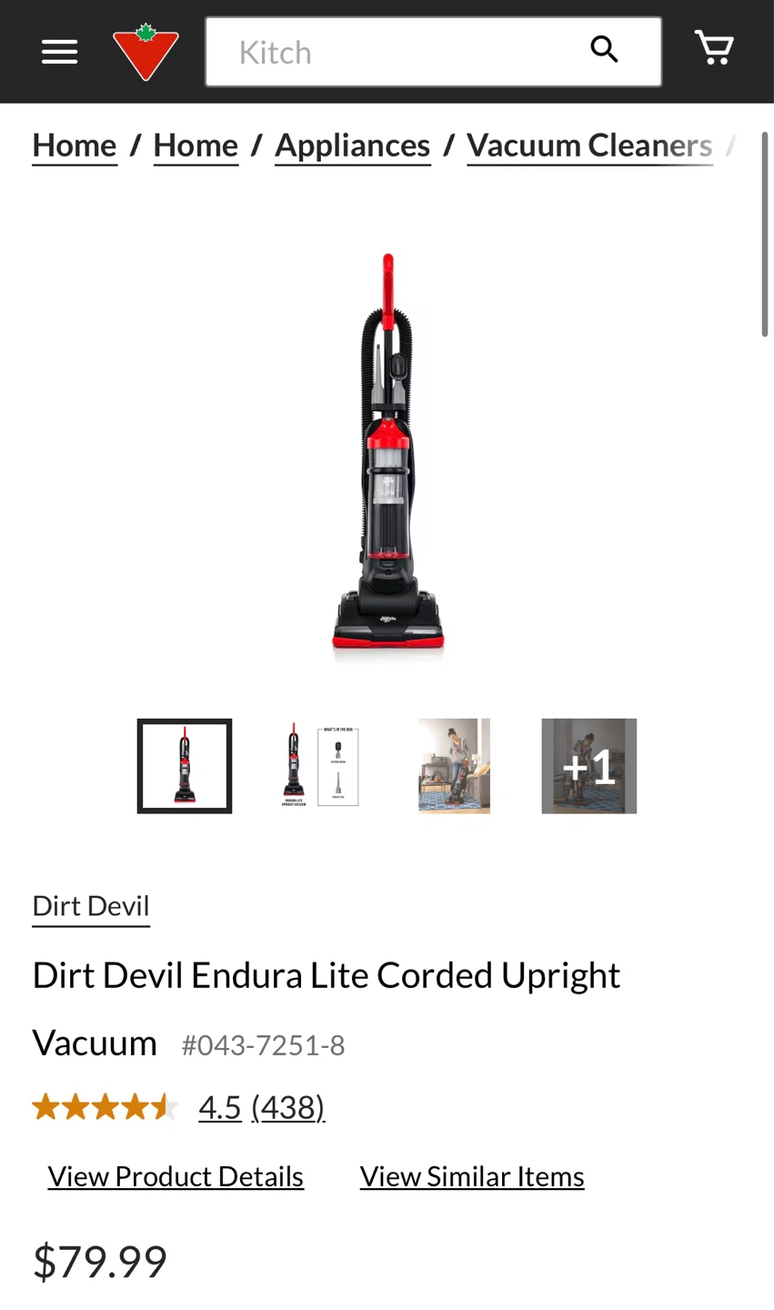 Dirt Devil Vacuum - photo 3