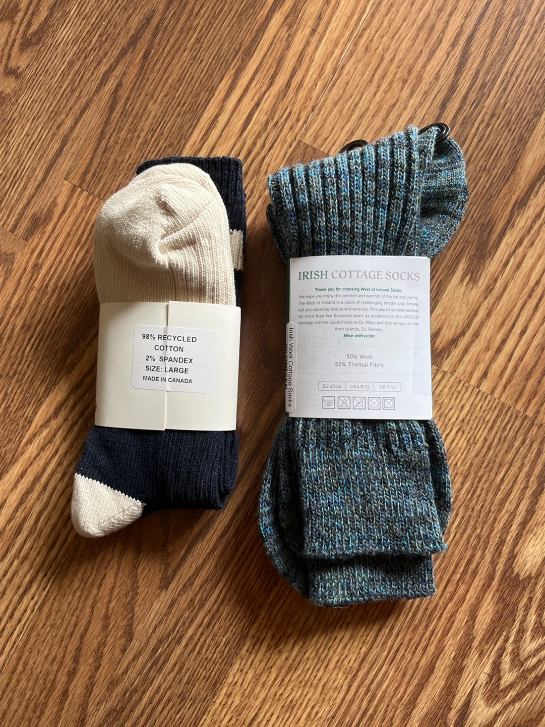 Province of Canada & Irish Cottage Wool Socks - photo 2