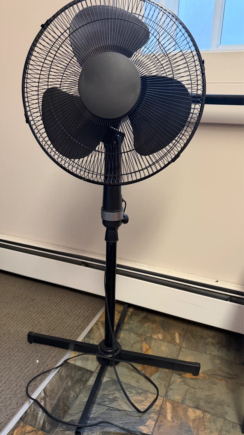 Black Pedestal Fan - photo 2