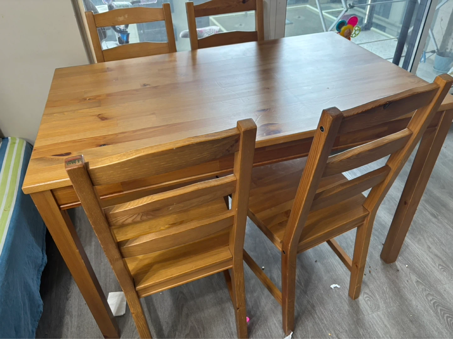 IKEA Dining Table and Chairs Set - Wood - photo 3