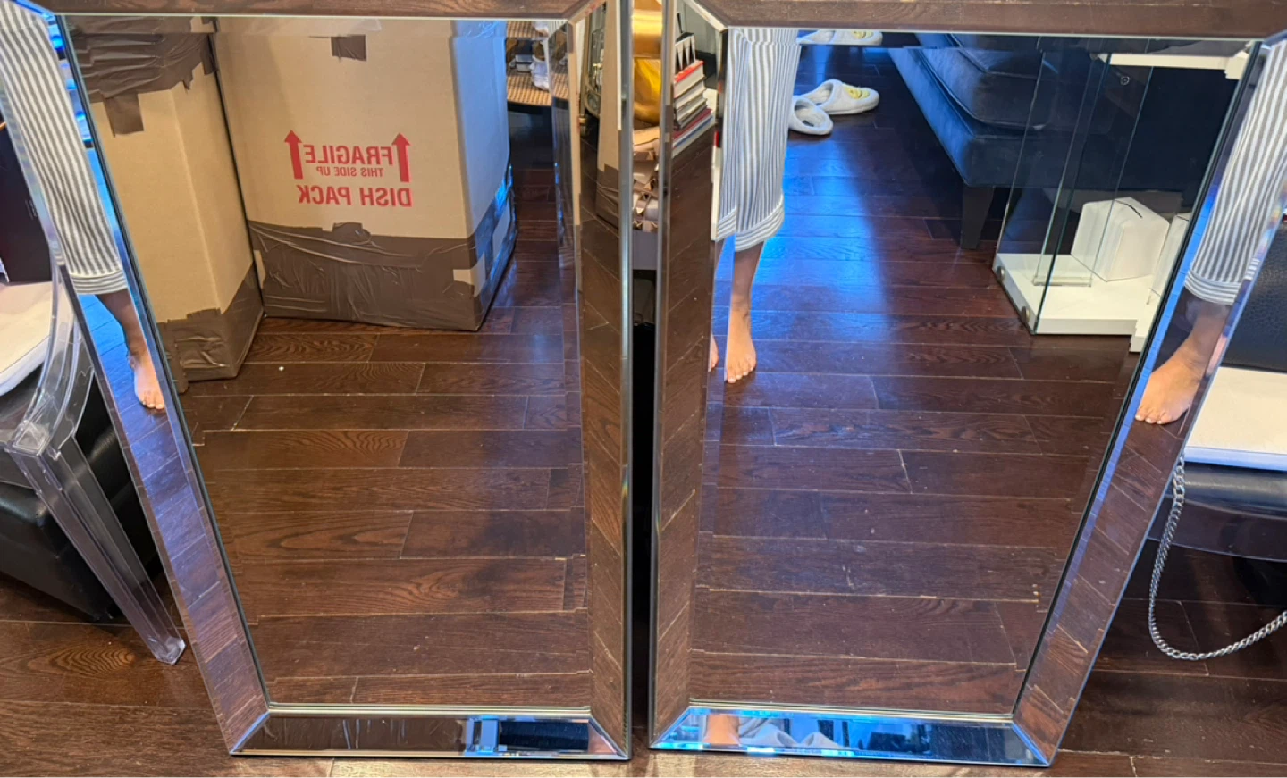 Set of 2 Large Decorative Mirrors - photo 3