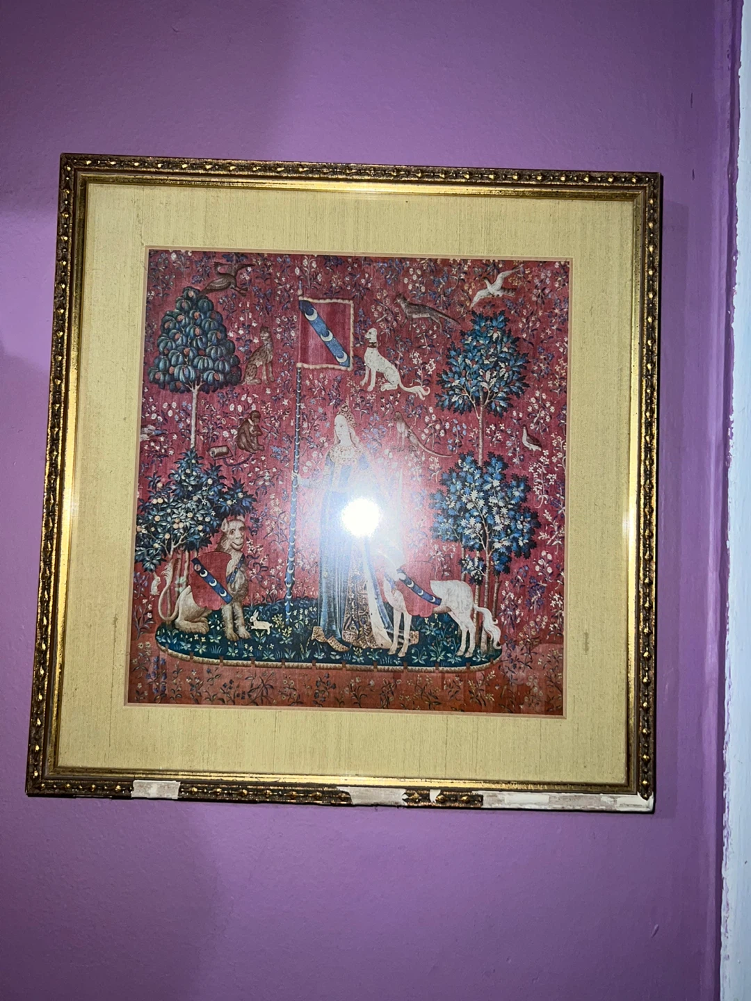 Framed Tapestry Print