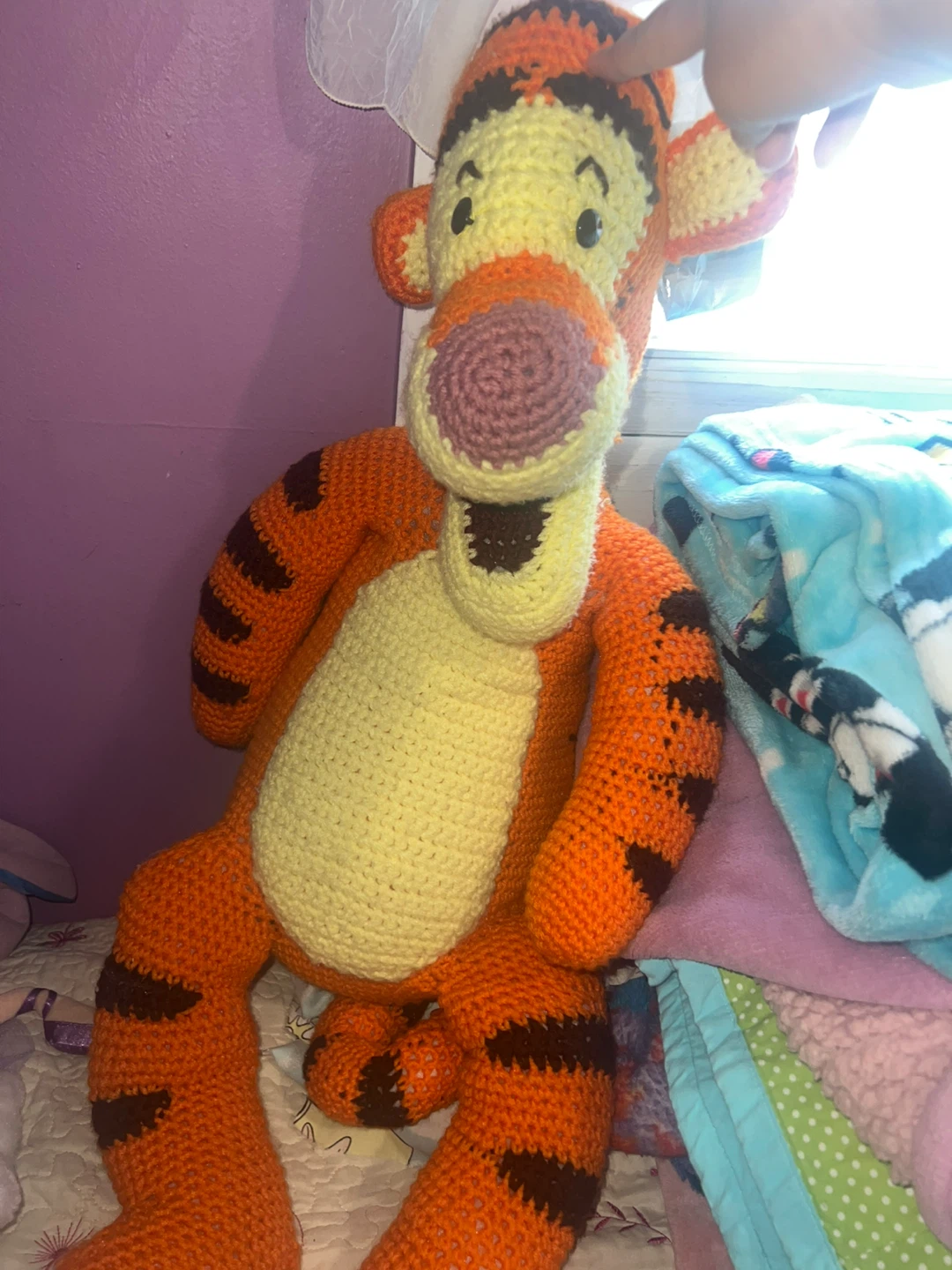 Crocheted Tigger Plush Toy
