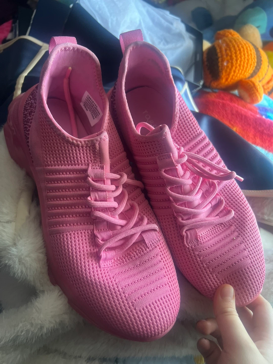 Torrid Pink Athleisure Sneakers Size 9WW
