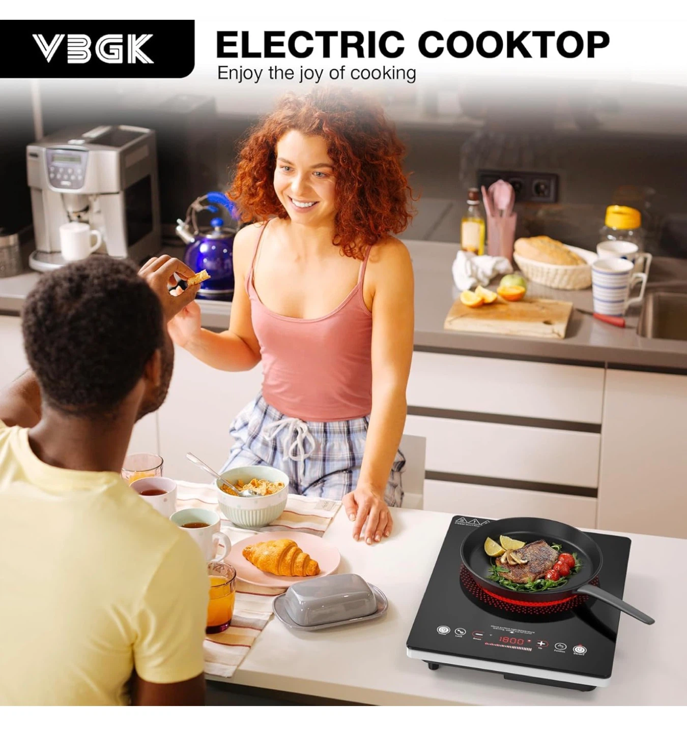 Single Burner Electric Cooktop 110V 1800W SC18 - photo 2