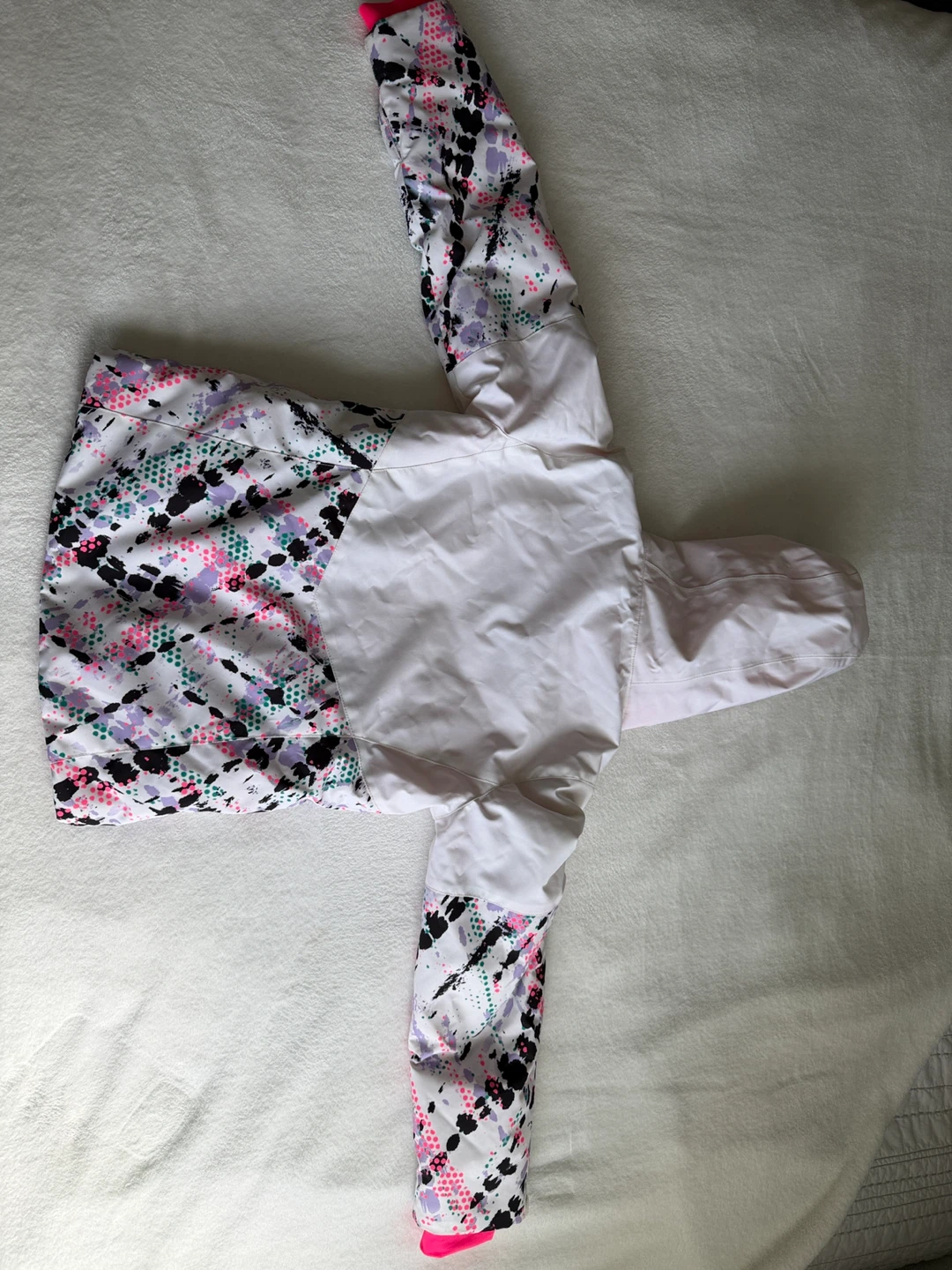 Spyder Ski Jacket - White/Pink/Purple Print - photo 2