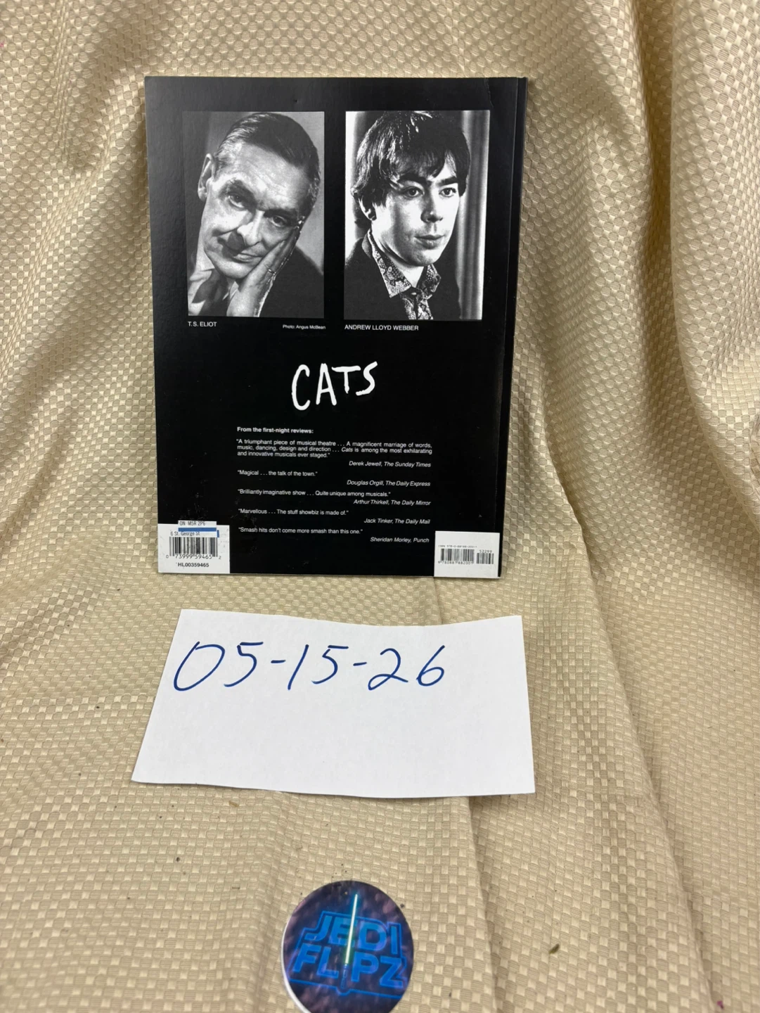 Complete Music from Cats Sheet Music Book - photo 2