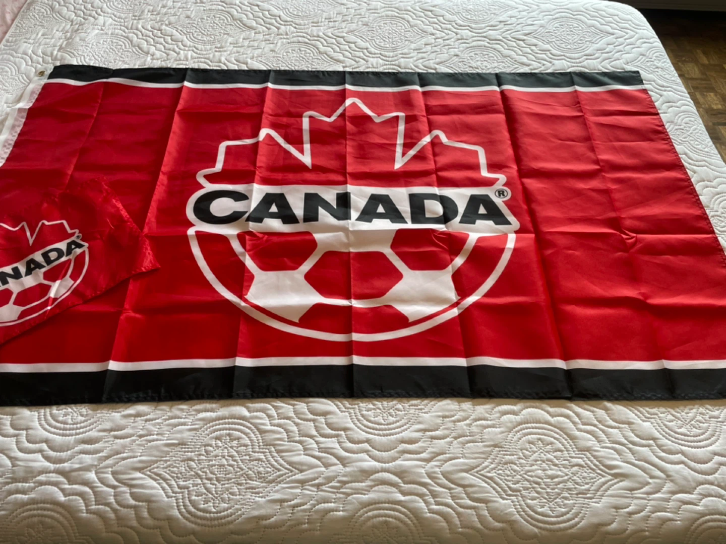World Cup Ready? Canada Soccer Flag Set
