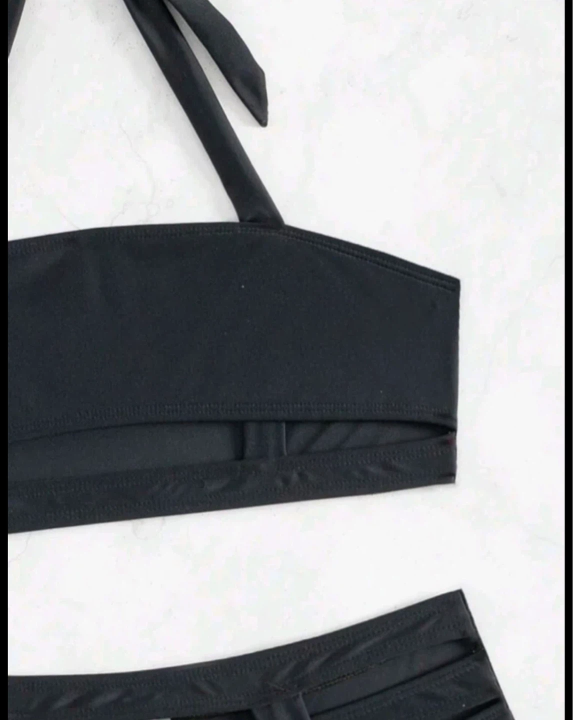 Black Cut-Out Bikini Set NEW - photo 2