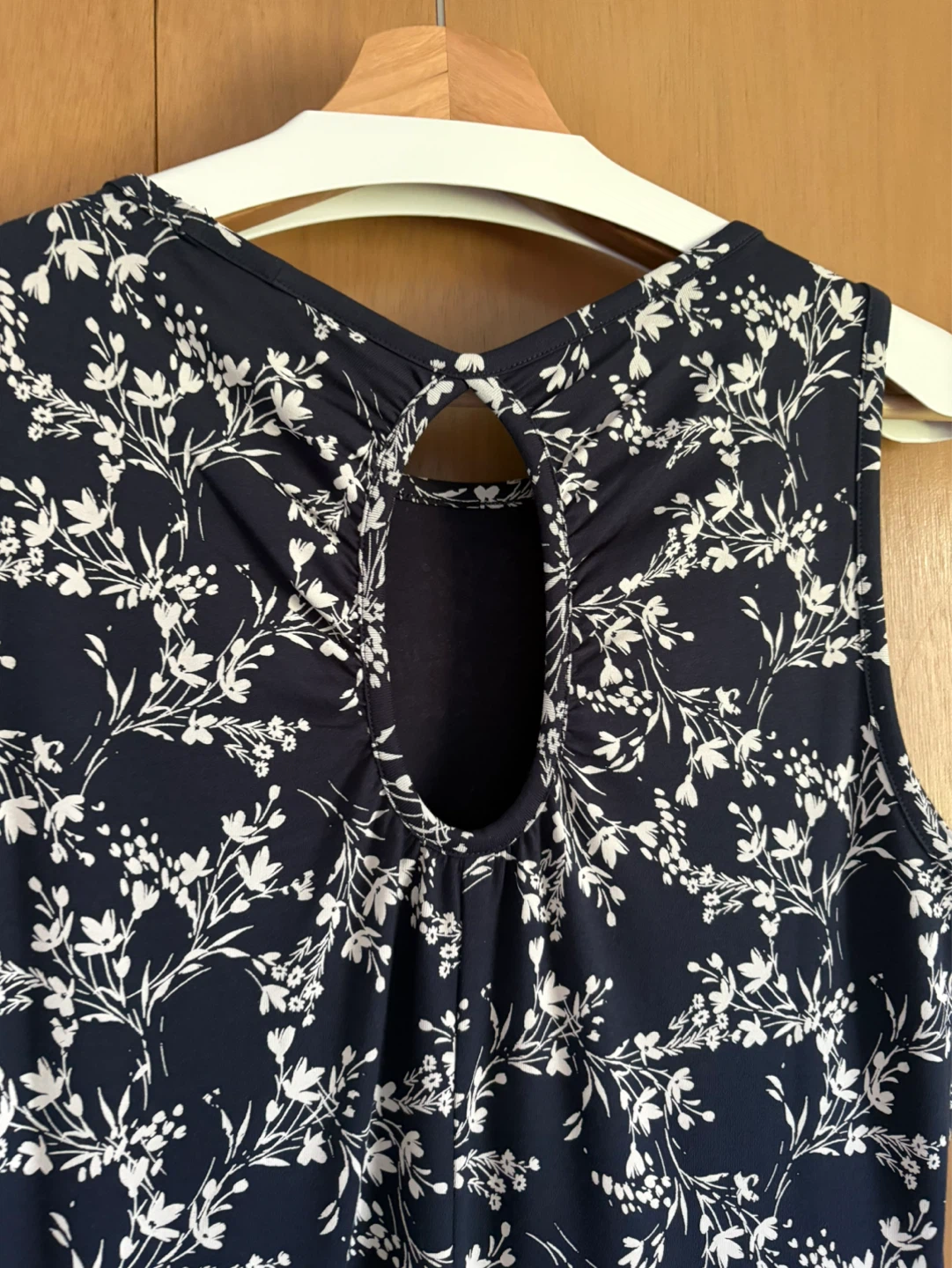 Pact Floral Sleeveless Midi Dress - Navy/White - Size L - photo 5