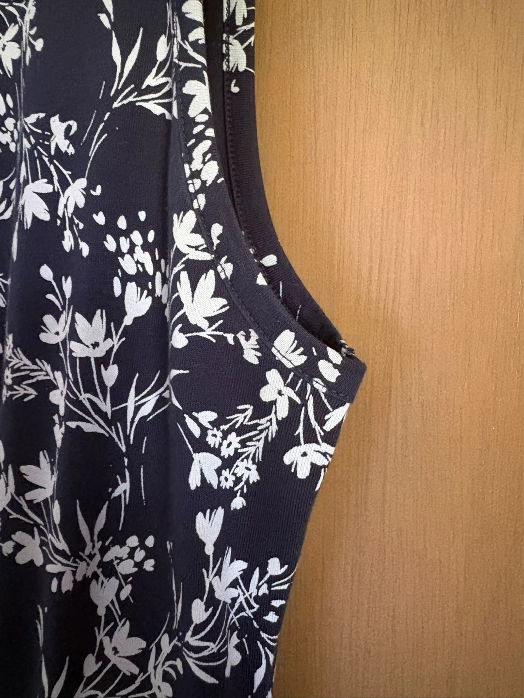 Pact Floral Sleeveless Midi Dress - Navy/White - Size L - photo 3