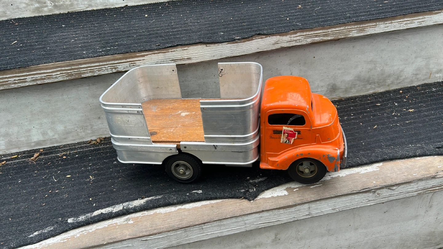Smith Miller Orange & Silver Toy Truck - photo 5