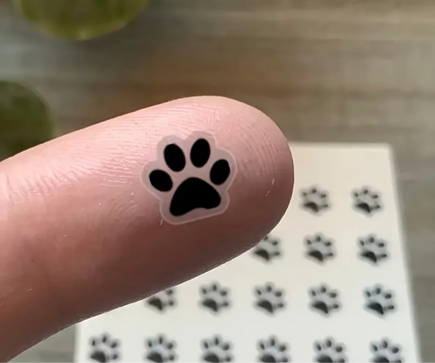 Paw Print Stickers, 36pcs/1 sheet - photo 2