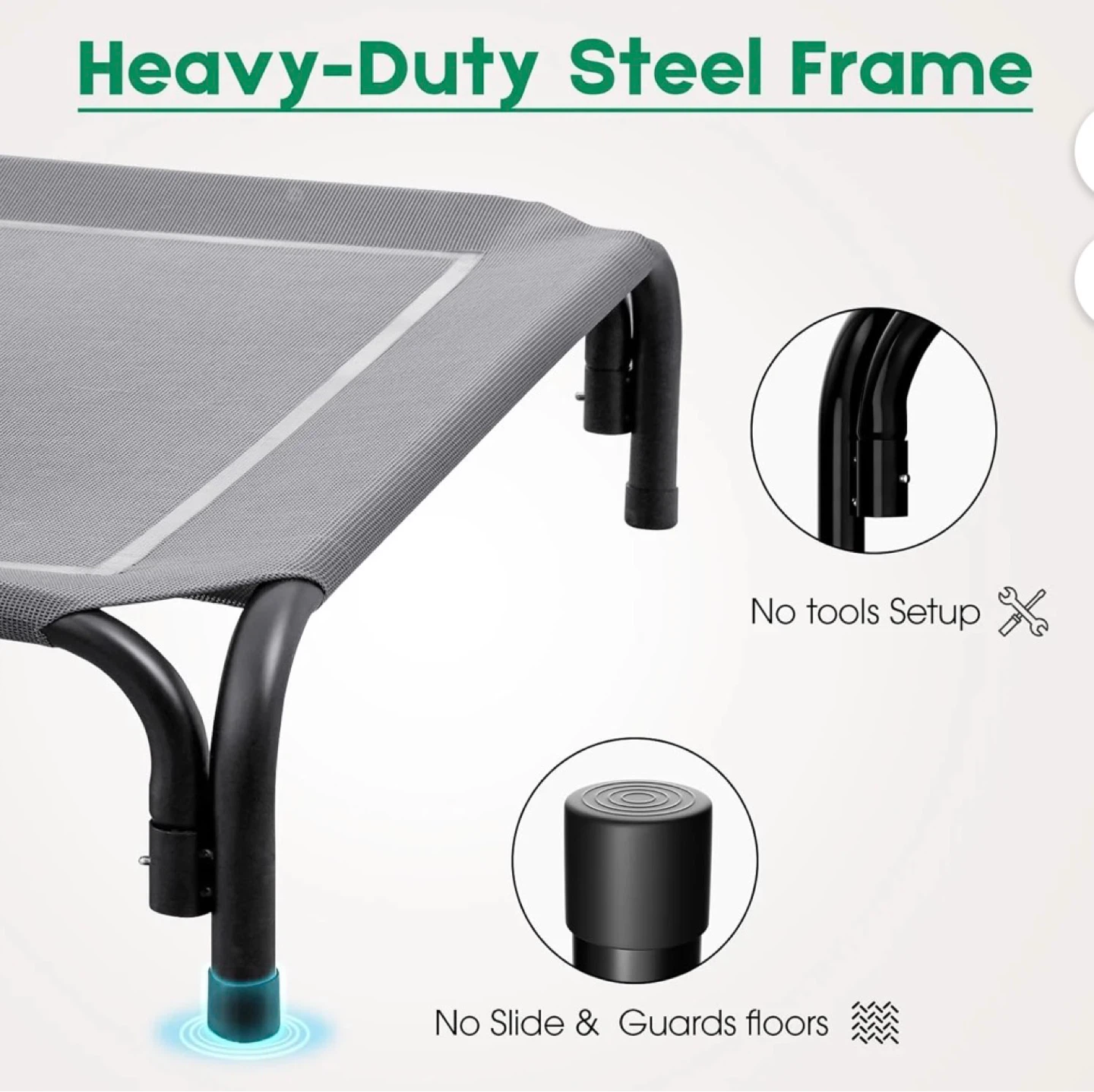 Bedsure Elevated Dog Bed/Cot for Large Dogs - BN - photo 2