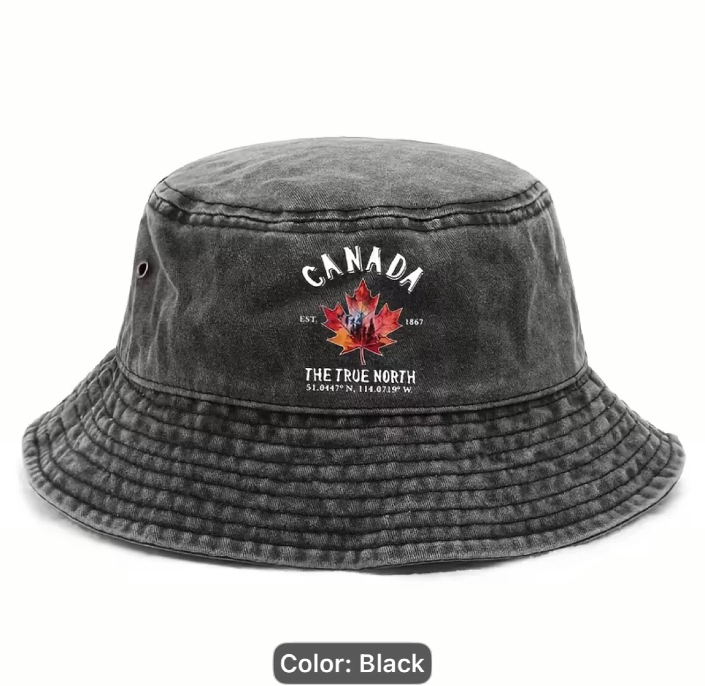 Canada Bucket Hat - Black