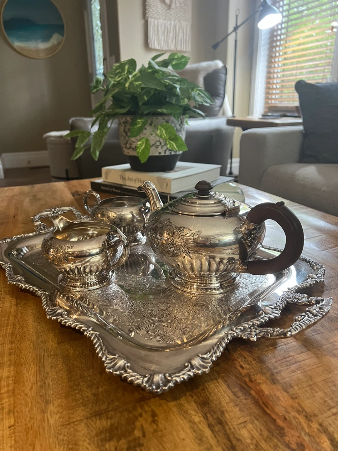 Vintage Rogers SPBM Silverplate Tea Service